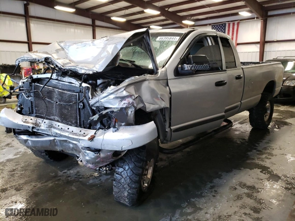 2007 Dodge Ram 2500 SLT with VIN 1D7KS28C77J553610, listed as a Copart auction lot 66395844 with 0 mi miles and Salvage Title. Bid and sale history available at carsss.com. Image 1.
