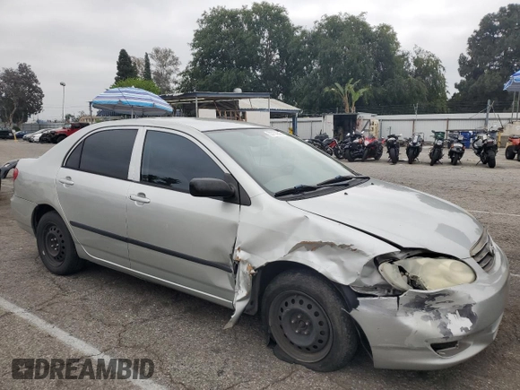 2004 Toyota Corolla CE with VIN 1NXBR32E54Z202173, listed as a Copart auction lot 55756845 with 166,700 mi miles and Salvage Title. Bid and sale history available at DreamBid. Image 4.