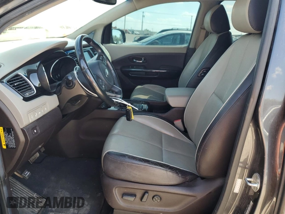 2017 Kia Sedona SX-L with VIN KNDME5C14H6271933, listed as a Copart auction lot 53614575 with 166,429 mi miles and Clean Title. Bid and sale history available at carsss.com. Image 7.