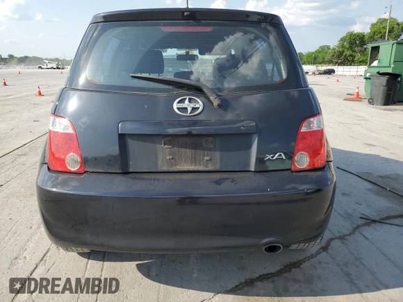 2006 Scion xA with VIN JTKKT624560169953, listed as a Copart auction lot 55430865 with 147,636 mi miles and Clean Title. Bid and sale history available at carsss.com. Image 6.