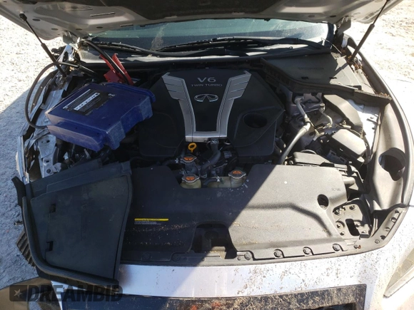 2016 Infiniti Q50 Premium with VIN JN1EV7AR0GM343412, listed as a Copart auction lot 48701635 with 133,669 mi miles and Salvage Title. Bid and sale history available at DreamBid. Image 12.