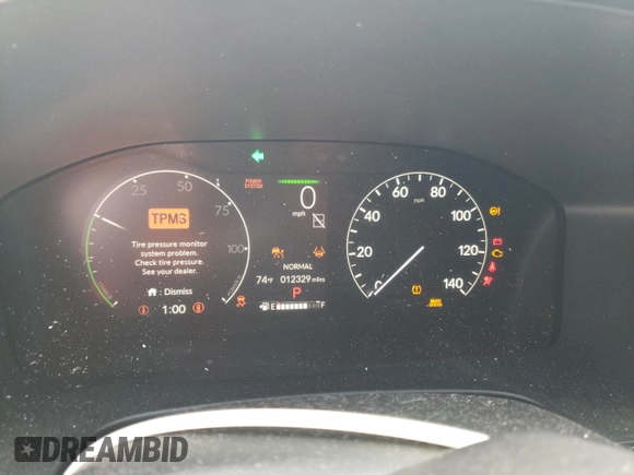 2025 Honda CR-V Sport-L with VIN 7FARS6H83SE015664, listed as a Copart auction lot 85119904 with 12,329 mi miles and Non Repairable. Bid and sale history available at DreamBid. Image 9.