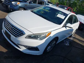 2015 Hyundai Sonata 2.4L SE with VIN 5NPE24AF7FH202159, listed as a IAAI auction lot 42104385 with 75,309 mi miles. Bid and sale history available at carsss.com. Image 2.