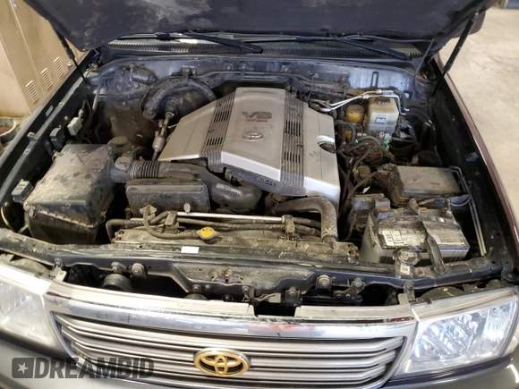 2004 Toyota Land Cruiser with VIN JTEHT05J242066938, listed as a Copart auction lot 88685065 with 307,578 mi miles and Salvage Title. Bid and sale history available at carsss.com. Image 12.