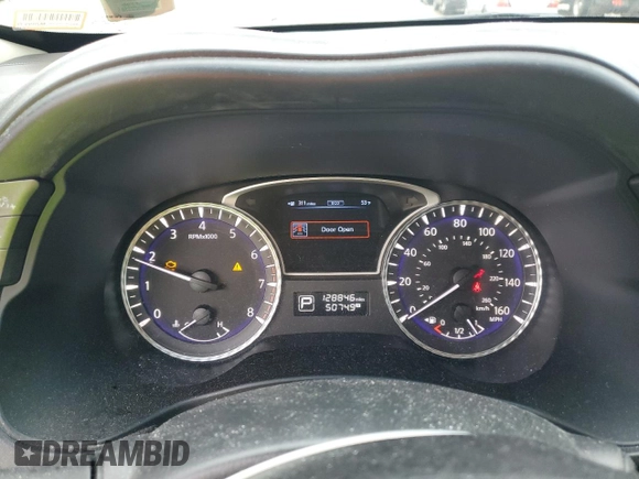 2013 Infiniti JX35 with VIN 5N1AL0MM3DC341546, listed as a Copart auction lot 55587155 with 128,846 mi miles and Clean Title. Bid and sale history available at DreamBid. Image 9.