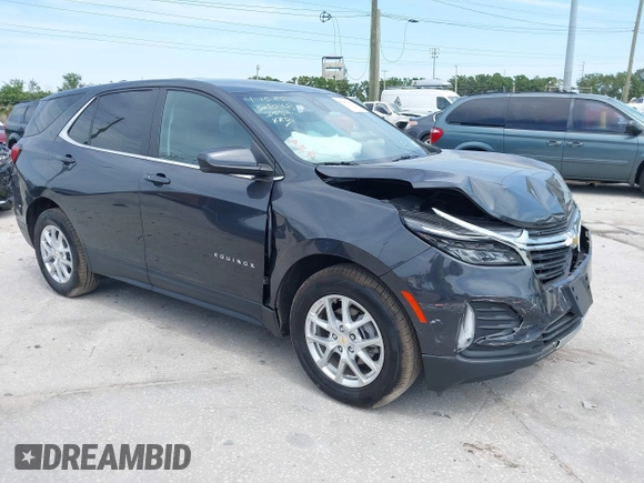 2022 Chevrolet Equinox LT z VIN 2GNAXUEVXN6145063, wystawiony jako IAAI lot #42062135 z przebiegiem 51 176 mil mil oraz . Historia ofert i sprzedaży dostępna na DreamBid. Obrazek 1.