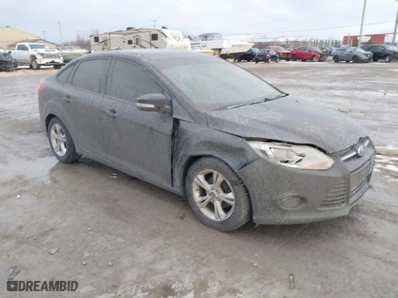 2014 Ford Focus SE with VIN 1FADP3F21EL191012, listed as a IAAI auction lot 41345515 with NaN miles. Bid and sale history available at carsss.com. Image 1.