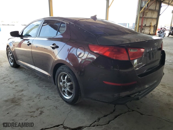 2015 Kia Optima LX with VIN 5XXGM4A75FG485782, listed as a Copart auction lot 51675985 with 165,017 mi miles and Salvage Title. Bid and sale history available at carsss.com. Image 2.
