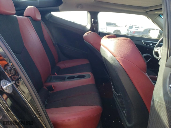2014 Hyundai Veloster with VIN KMHTC6AD7EU191601, listed as a Copart auction lot 44791295 with 80,501 mi miles and Salvage Title. Bid and sale history available at carsss.com. Image 10.