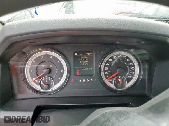 2020 Ram 1500 SLT with VIN 1C6RR6TTXLS102542, listed as a Copart auction lot 62122005 with 102,283 mi miles and Salvage title. Bid and sale history available at DreamBid. Image 9.