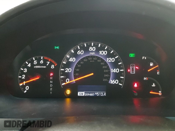 2007 Honda Odyssey Touring with VIN 5FNRL38847B013730, listed as a Copart auction lot 52028305 with 209,487 mi miles and Salvage Title. Bid and sale history available at carsss.com. Image 9.