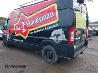 2022 Ram ProMaster Cargo with VIN 3C6LRVDG0NE111435, listed as a IAAI auction lot 41854667 with 72,524 mi miles and . Bid and sale history available at DreamBid. Image 3.