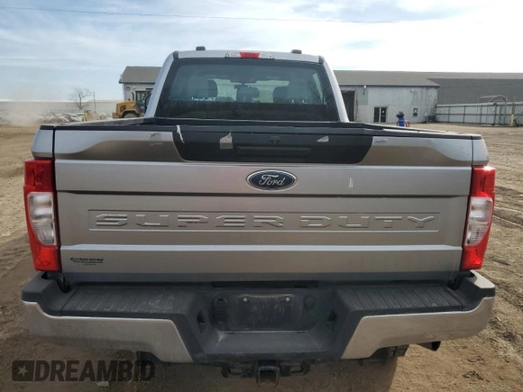 2021 Ford Super Duty F-250 SRW XL with VIN 1FT7W2B69MEC05271, listed as a Copart auction lot 48461235 with 55,121 mi miles and Salvage Title. Bid and sale history available at carsss.com. Image 6.