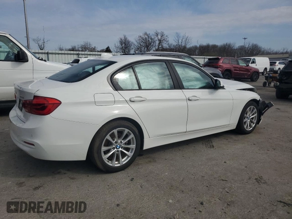 2017 BMW 3 Series 320i xDrive with VIN WBA8E5G57HNU22247, listed as a Copart auction lot 49698215 with Not provided miles and Salvage title. Bid and sale history available at DreamBid. Image 3.