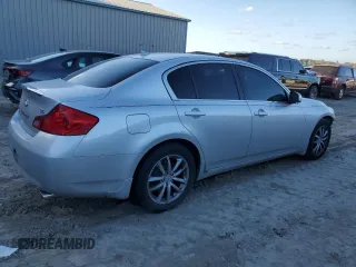 2008 Infiniti G35 with VIN JNKBV61EX8M223608, listed as a Copart auction lot 84799084 with 71,328 mi miles and Salvage Title. Bid and sale history available at DreamBid. Image 3.