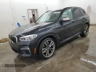2021 BMW X3 M40i with VIN 5UXTY9C03M9E25415, listed as a Copart auction lot 46493575 with 51,361 mi miles and Salvage Title. Bid and sale history available at carsss.com. Image 1.