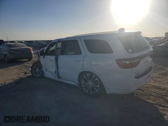 2019 Dodge Durango R/T with VIN 1C4SDHCT1KC645291, listed as a Copart auction lot 43971825 with 44,310 mi miles and Salvage title. Bid and sale history available at DreamBid. Image 2.