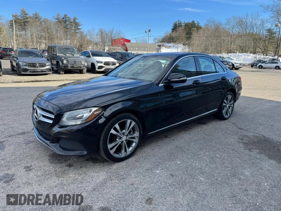 2015 Mercedes-Benz C 300 Luxury with VIN 55SWF4KB6FU080735, listed as a Copart auction lot 47781935 with 122,005 mi miles and Clean title. Bid and sale history available at DreamBid. Image 2.