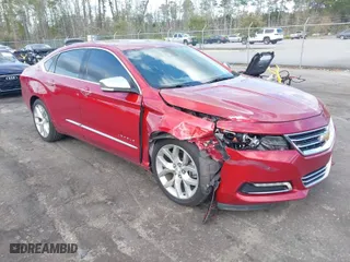 2015 Chevrolet Impala LTZ with VIN 2G1165S35F9276155, listed as a IAAI auction lot 41797588 with 122,590 mi miles. Bid and sale history available at carsss.com. Image 1.
