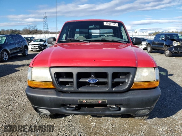 1998 Ford Ranger XL with VIN 1FTZR15U2WPB13849, listed as a Copart auction lot 45011525 with 154,717 mi miles and Clean Title. Bid and sale history available at DreamBid. Image 5.