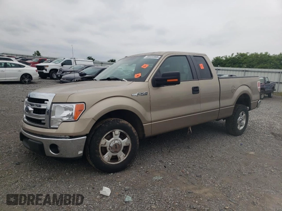 2014 Ford F-150 XL with VIN 1FTEX1CM2EFA41398, listed as a Copart auction lot 58332005 with 131,917 mi miles and Salvage title. Bid and sale history available at DreamBid. Image 1.