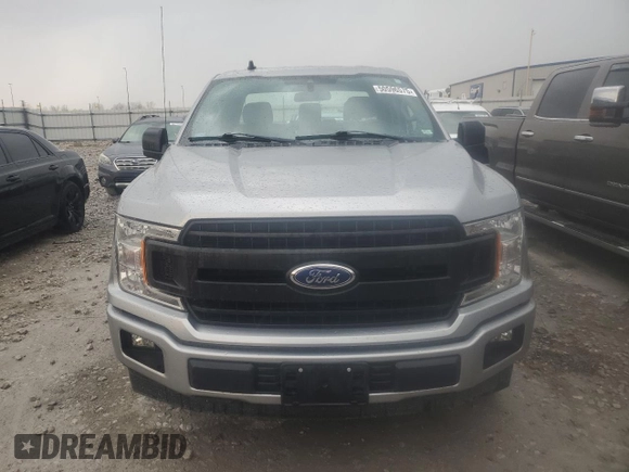 2020 Ford F-150 XL with VIN 1FTEX1C52LKE37506, listed as a Copart auction lot 50596575 with 75,648 mi miles and Salvage Title. Bid and sale history available at DreamBid. Image 5.