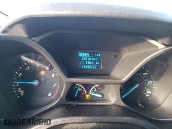 2016 Ford Transit Connect XL with VIN NM0LE7E72G1245834, listed as a Copart auction lot 79282124 with 114,937 mi miles and Salvage title. Bid and sale history available at DreamBid. Image 9.
