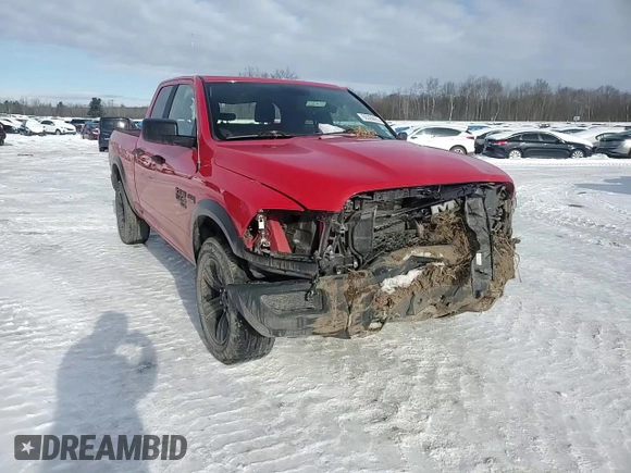 2021 Ram 1500 Classic Warlock with VIN 1C6RR7GT9MS510130, listed as a Copart auction lot 88355055 with 33,415 mi miles and Salvage Title. Bid and sale history available at carsss.com. Image 10.