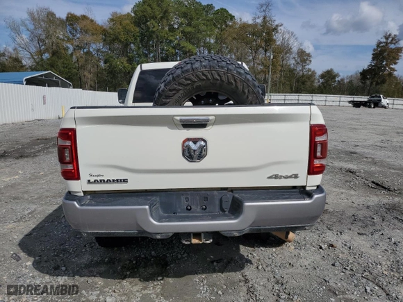 2020 Ram 2500 Laramie with VIN 3C6UR5FJ0LG262421, listed as a Copart auction lot 43849105 with 64,758 mi miles and Non Repairable. Bid and sale history available at carsss.com. Image 6.