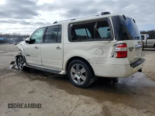 2007 Ford Expedition Max Limited with VIN 1FMFK19547LA47335, listed as a Copart auction lot 89182295 with 279,499 mi miles and Salvage title. Bid and sale history available at DreamBid. Image 2.