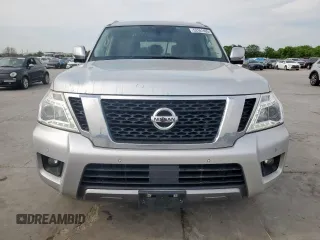 2019 Nissan Armada SL z VIN JN8AY2ND6K9092271, wystawiony jako Copart lot #53181405 z przebiegiem 139 739 mil mil oraz Szkoda całkowita • Salvage title. Historia ofert i sprzedaży dostępna na DreamBid. Obrazek 5.