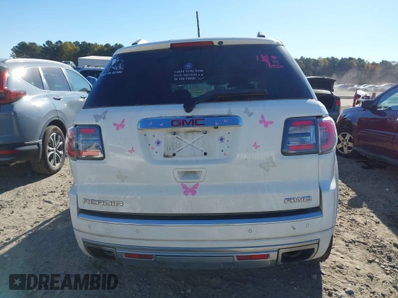 2013 GMC Acadia Denali with VIN 1GKKVTKD1DJ269656, listed as a IAAI auction lot 40638533 with 128,698 mi miles. Bid and sale history available at carsss.com. Image 16.
