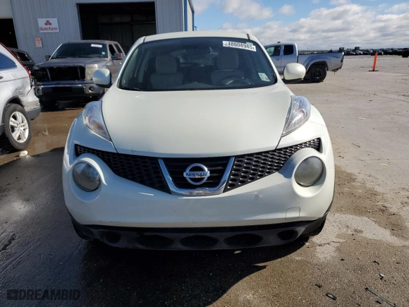 2012 Nissan Juke S with VIN JN8AF5MR9CT102140, listed as a Copart auction lot 48008985 with 167,289 mi miles and Salvage Title. Bid and sale history available at carsss.com. Image 5.