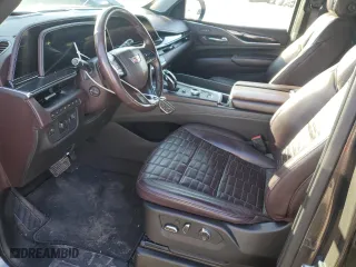 2021 Cadillac Escalade Premium Luxury Platinum with VIN 1GYS4DKL2MR100902, listed as a Copart auction lot 42522595 with 60,770 mi miles and Salvage Title. Bid and sale history available at carsss.com. Image 7.