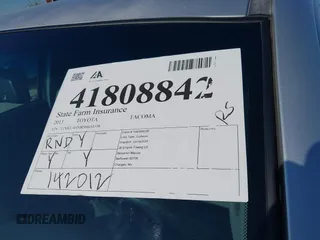 2013 Toyota Tacoma PreRunner with VIN 3TMKU4HN8DM034338, listed as a IAAI auction lot 41808842 with 142,012 mi miles and . Bid and sale history available at DreamBid. Image 17.