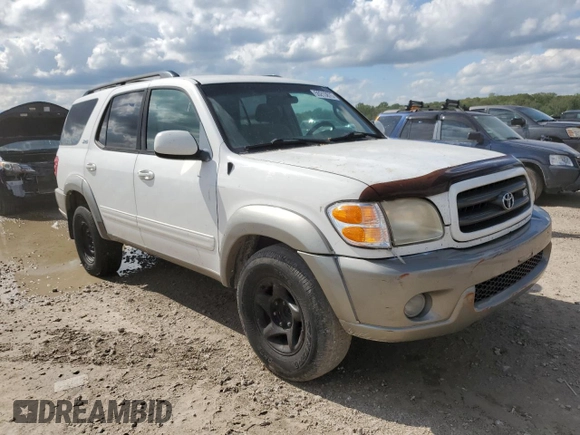 2003 Toyota Sequoia SR5 with VIN 5TDZT34A33S161107, listed as a Copart auction lot 55213875 with 263,032 mi miles and Clean Title. Bid and sale history available at DreamBid. Image 4.