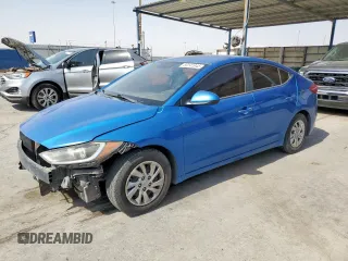2017 Hyundai Elantra SE with VIN KMHD74LF8HU091460, listed as a Copart auction lot 59141945 with 198,679 mi miles and Clean title. Bid and sale history available at DreamBid. Image 1.