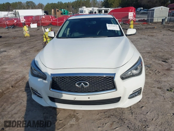 2017 Infiniti Q50 2.0t Premium with VIN JN1CV7AR7HM681933, listed as a IAAI auction lot 41514675 with 102,310 mi miles. Bid and sale history available at carsss.com. Image 12.