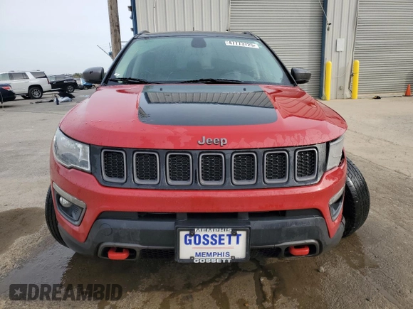 2020 Jeep Compass Trailhawk with VIN 3C4NJDDB5LT122219, listed as a Copart auction lot 47773725 with 165,376 mi miles and Salvage Title. Bid and sale history available at carsss.com. Image 5.