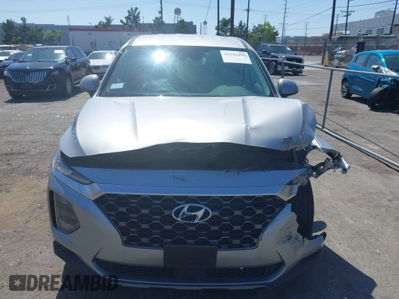 2020 Hyundai Santa Fe SE with VIN 5NMS23AD2LH220153, listed as a IAAI auction lot 42344499 with 28,346 mi miles and . Bid and sale history available at DreamBid. Image 13.