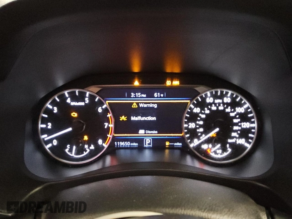 2019 Nissan Altima 2.5 S with VIN 1N4BL4BVXKC132187, listed as a Copart auction lot 50321545 with 119,650 mi miles and Clean Title. Bid and sale history available at carsss.com. Image 9.