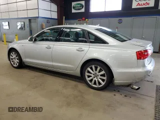 2013 Audi A6 Premium Plus with VIN WAUGGAFC8DN034033, listed as a Copart auction lot 55471895 with 136,840 mi miles and Salvage title. Bid and sale history available at DreamBid. Image 2.