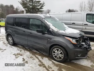 2021 Ford Transit Connect XLT with VIN NM0GE9F28M1497065, listed as a Copart auction lot 47232465 with 64,203 mi miles and Clean title. Bid and sale history available at DreamBid. Image 4.