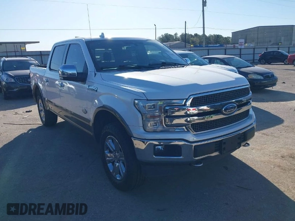 2018 Ford F-150 XL with VIN 1FTEW1E54JFC14504, listed as a IAAI auction lot 41700813 with 92,198 mi miles. Bid and sale history available at carsss.com. Image 1.