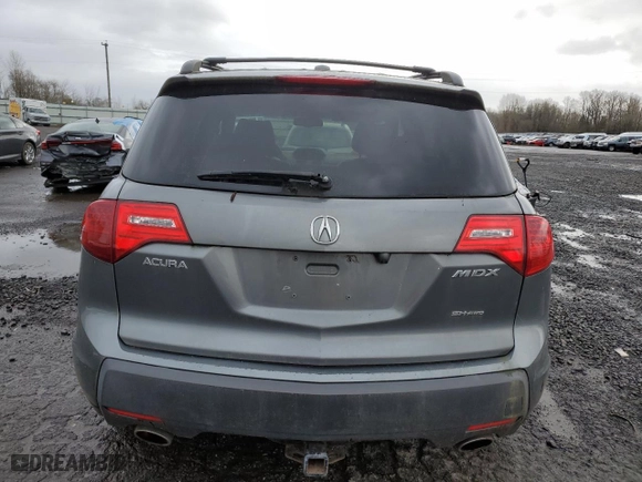 2009 Acura MDX Tech/Entertainment Pkg with VIN 2HNYD28449H510929, listed as a Copart auction lot 42034385 with 180,932 mi miles and Clean Title. Bid and sale history available at carsss.com. Image 6.