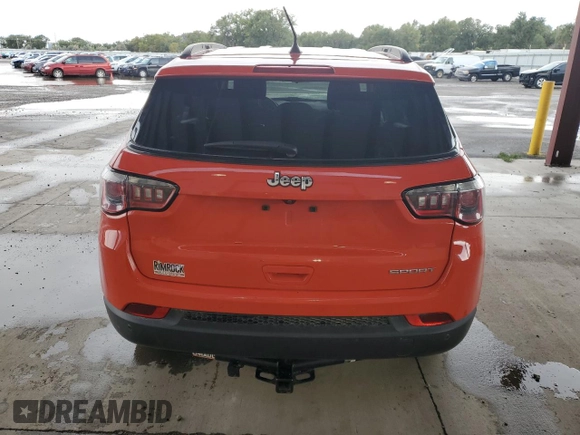 2018 Jeep Compass Sport with VIN 3C4NJCAB3JT123574, listed as a Copart auction lot 72248734 with 88,990 mi miles and Salvage title. Bid and sale history available at DreamBid. Image 6.