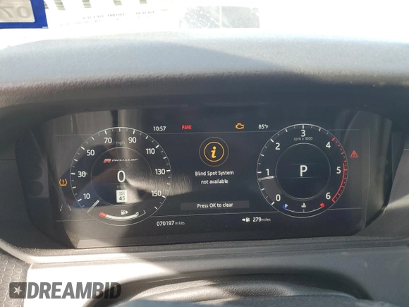 2018 Land Rover Range Rover Velar R-Dynamic SE with VIN SALYL2RNXJA770134, listed as a Copart auction lot 77114854 with 70,197 mi miles and Salvage title. Bid and sale history available at DreamBid. Image 9.