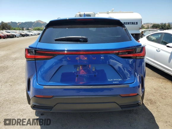 2025 Lexus NX 350h Luxury z VIN 2T2HKCEZ3SC032645, wystawiony jako Copart lot #62222545 z przebiegiem 6 185 mil mil oraz Szkoda całkowita • Salvage title. Historia ofert i sprzedaży dostępna na DreamBid. Obrazek 6.