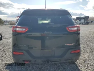 2018 Jeep Cherokee Trailhawk with VIN 1C4PJMBX3JD526372, listed as a Copart auction lot 47895315 with 90,505 mi miles and Salvage Title. Bid and sale history available at carsss.com. Image 6.