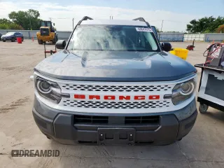 2025 Ford Bronco Sport Heritage with VIN 3FMCR9GNXSRE25085, listed as a Copart auction lot 63847615 with 220 mi miles and Salvage title. Bid and sale history available at DreamBid. Image 5.